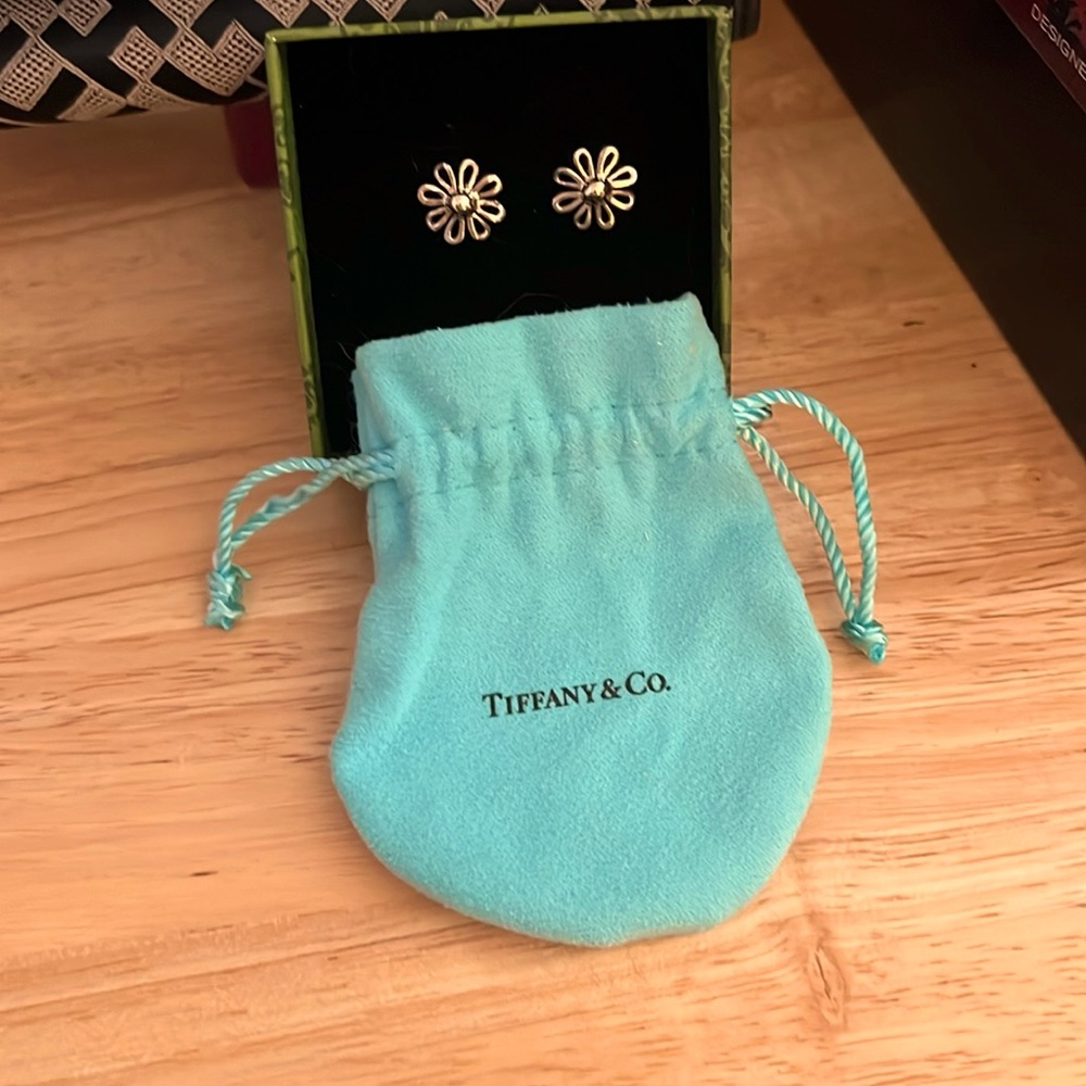 Tiffany earrings designed by Paloma Picasso.